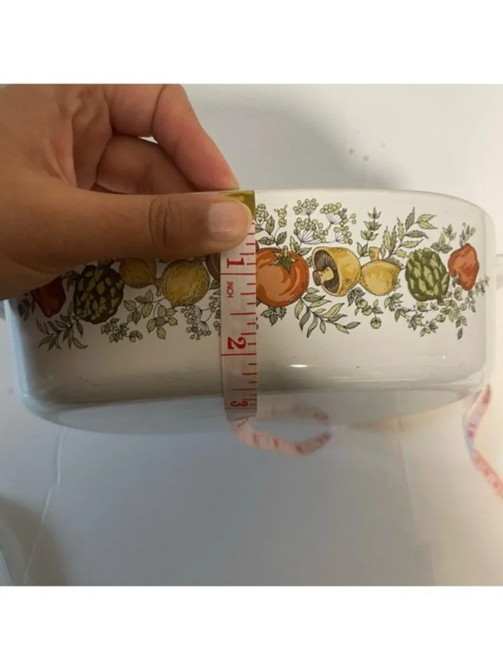Vintage Corning Ware Spice of Life Casserole Dish with Lid – 8” x 8”